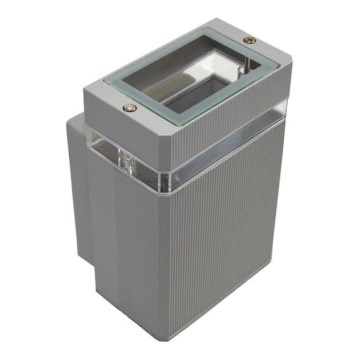 Outdoor-Wandleuchte LITEK 1xGU10/30W/230V IP54 grau