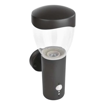Outdoor-Wandleuchte mit Sensor ARTEO 1xE27/15W/230V IP44