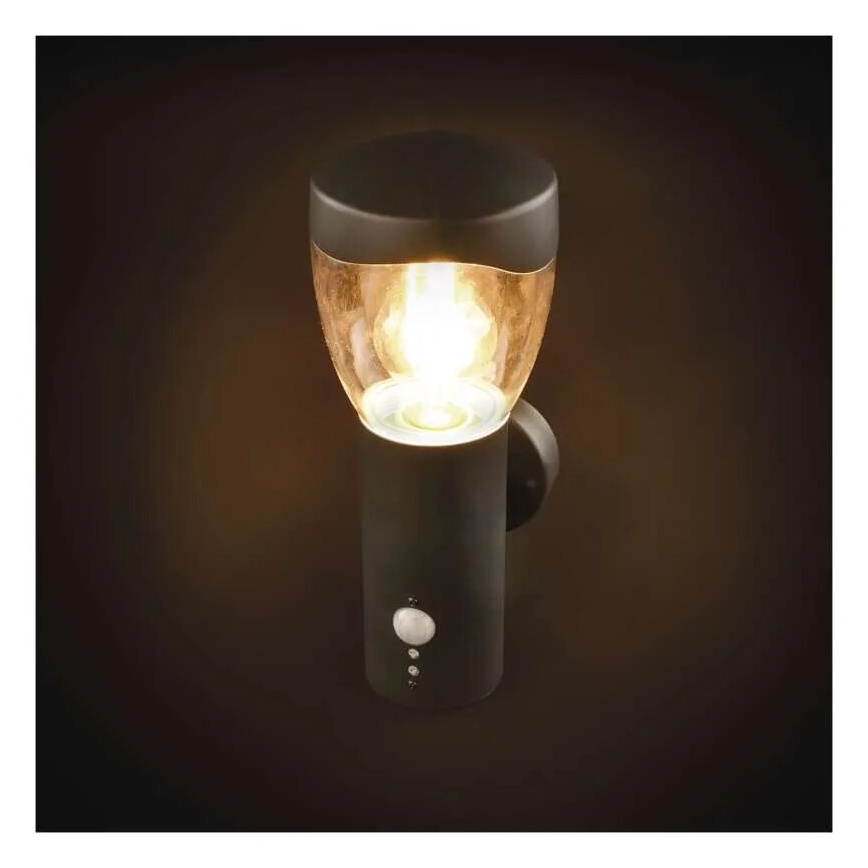 Outdoor-Wandleuchte mit Sensor ARTEO 1xE27/15W/230V IP44