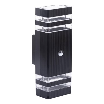 Outdoor-Wandleuchte mit Sensor BREZZA 2xGU10/35W/230V IP65