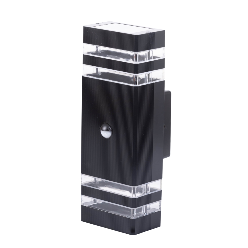 Outdoor-Wandleuchte mit Sensor BREZZA 2xGU10/35W/230V IP65