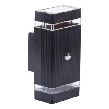 Outdoor-Wandleuchte mit Sensor NIZZA 2xGU10/35W/230V IP65