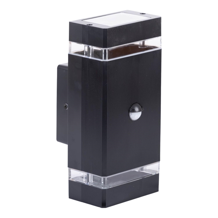 Outdoor-Wandleuchte mit Sensor NIZZA 2xGU10/35W/230V IP65