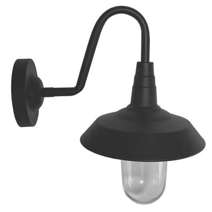 Outdoor-Wandleuchte NILDA 1xE27/60W/230V IP44 schwarz