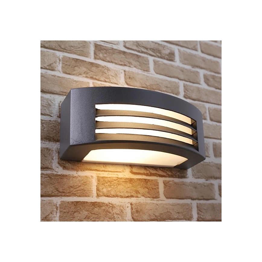 Outdoor-Wandleuchte OLIANA 1xE27/60W/230V IP54 anthrazit