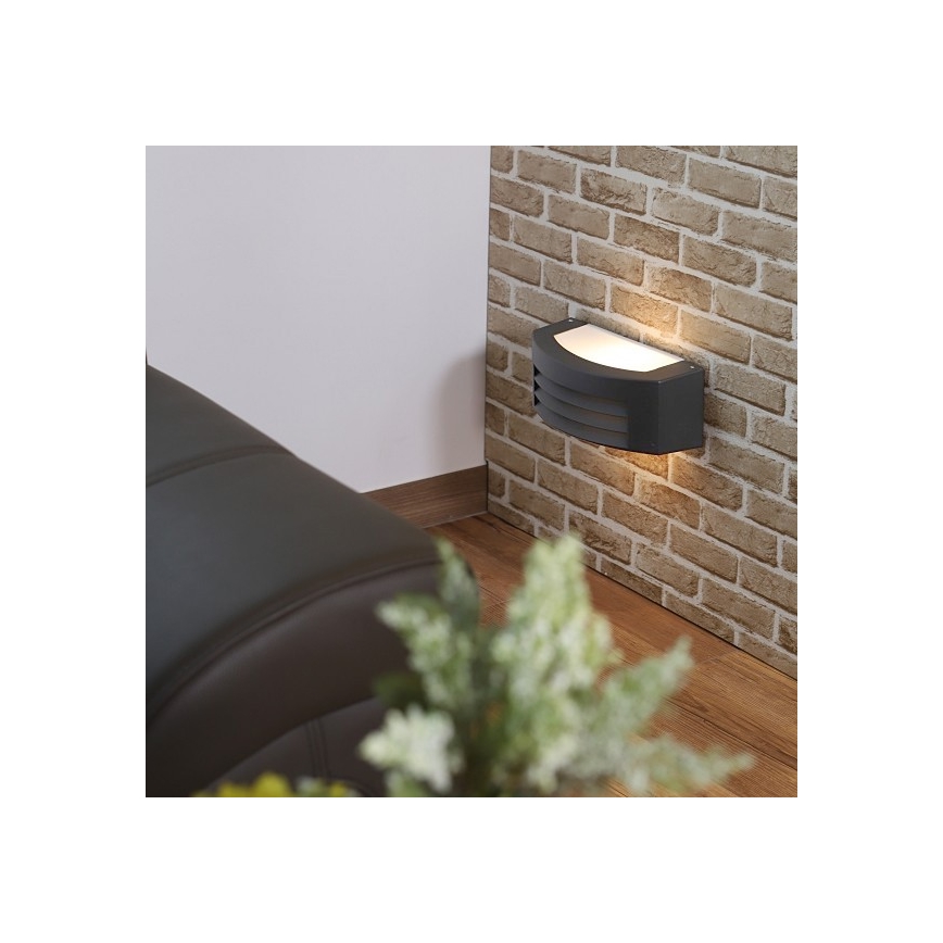 Outdoor-Wandleuchte OLIANA 1xE27/60W/230V IP54 anthrazit