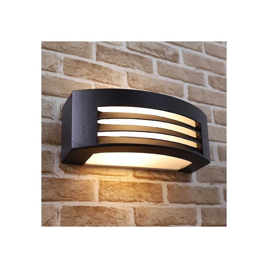 Outdoor-Wandleuchte OLIANA 1xE27/60W/230V IP54 schwarz