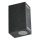 Outdoor-Wandleuchte QUERK 2xGU10/35W/230V IP54 15 cm schwarz