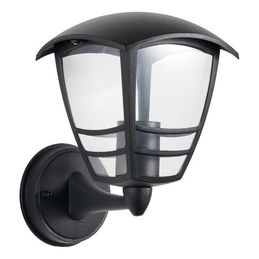 Outdoor-Wandleuchte TEVIO 1xE27/60W/230V IP54 schwarz