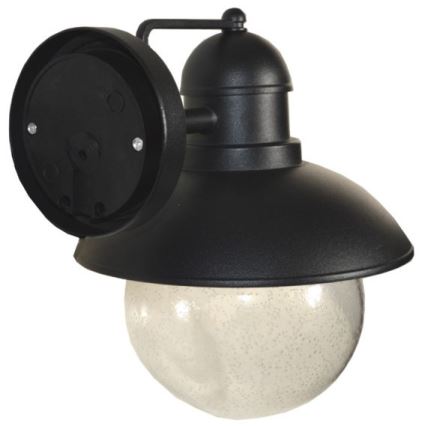 Outdoor-Wandleuchte WILDA 1xE27/60W/230V IP44 schwarz