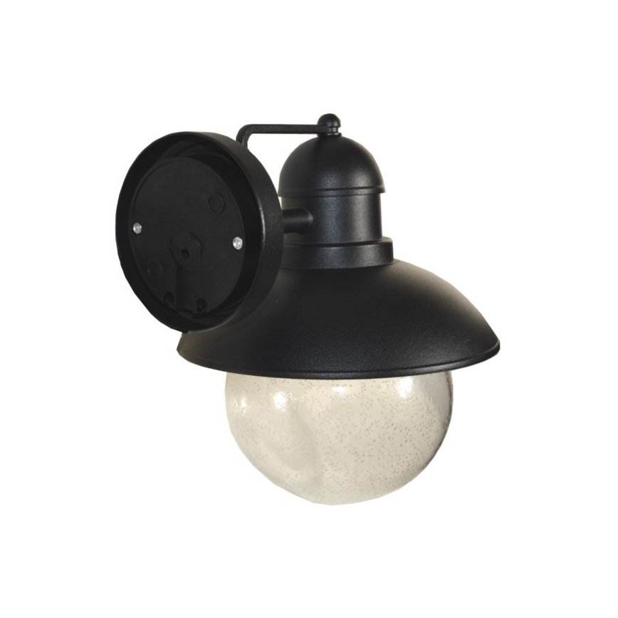 Outdoor-Wandleuchte WILDA 1xE27/60W/230V IP44 schwarz