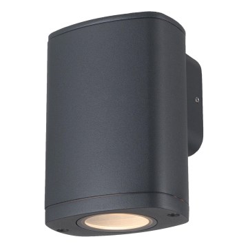 Outdoor-Wandleuchte ZEVI 1xGU10/10W/230V IP54 anthrazit