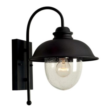 Outdoor-Wandleuchte ZUNA 1xE27/60W/230V IP44 schwarz