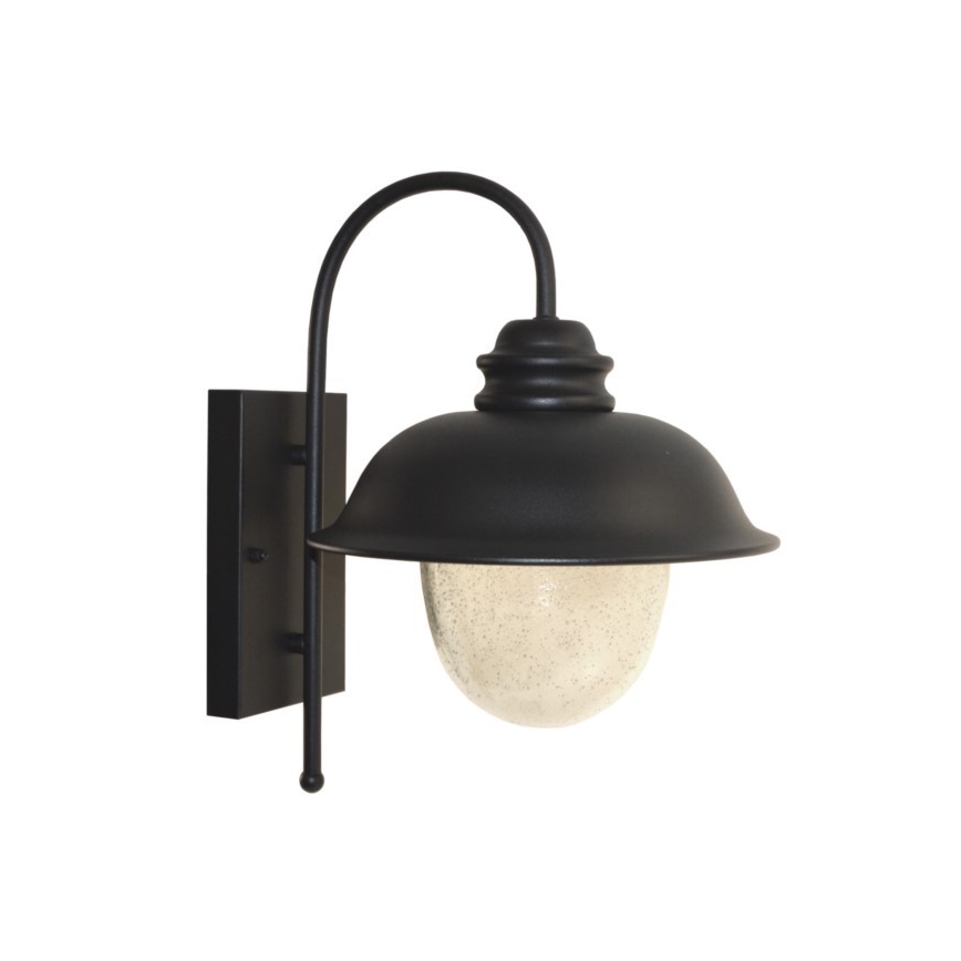 Outdoor-Wandleuchte ZUNA 1xE27/60W/230V IP44 schwarz