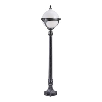 Outdoorlampe PESCARA 1xE27/60W schwarz/ silber