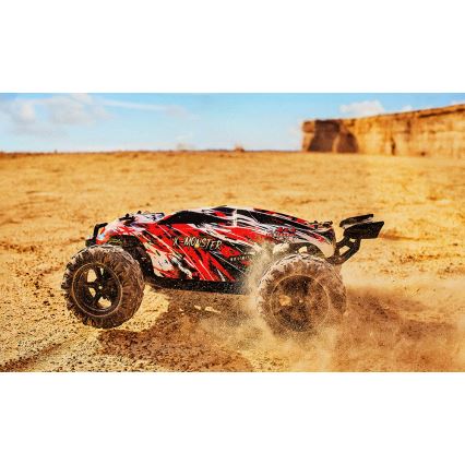 Overmax - ferngesteuertes RC-Auto X-MONSTER 3.5 1700 mAh schwarz/rot/grün