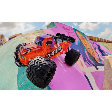 Overmax - RC-Auto mit Fernbedienung X-STRIKE 3000 mAh schwarz/orange