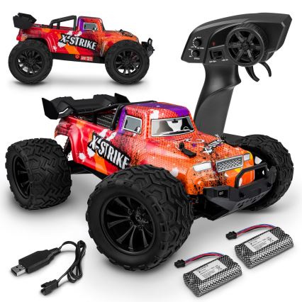 Overmax - RC-Auto mit Fernbedienung X-STRIKE 3000 mAh schwarz/orange