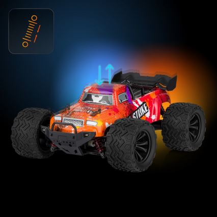 Overmax - RC-Auto mit Fernbedienung X-STRIKE 3000 mAh schwarz/orange
