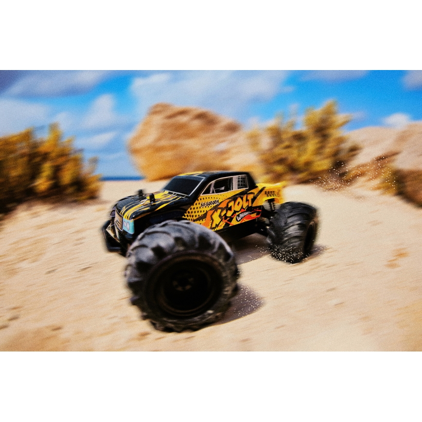 Overmax - RC-Auto X-JOLT mit Fernsteuerung, 1000 mAh, schwarz/gelb