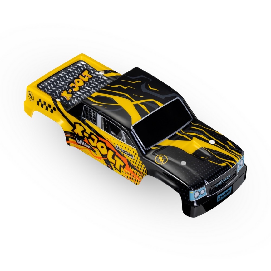 Overmax - RC-Auto X-JOLT mit Fernsteuerung, 1000 mAh, schwarz/gelb