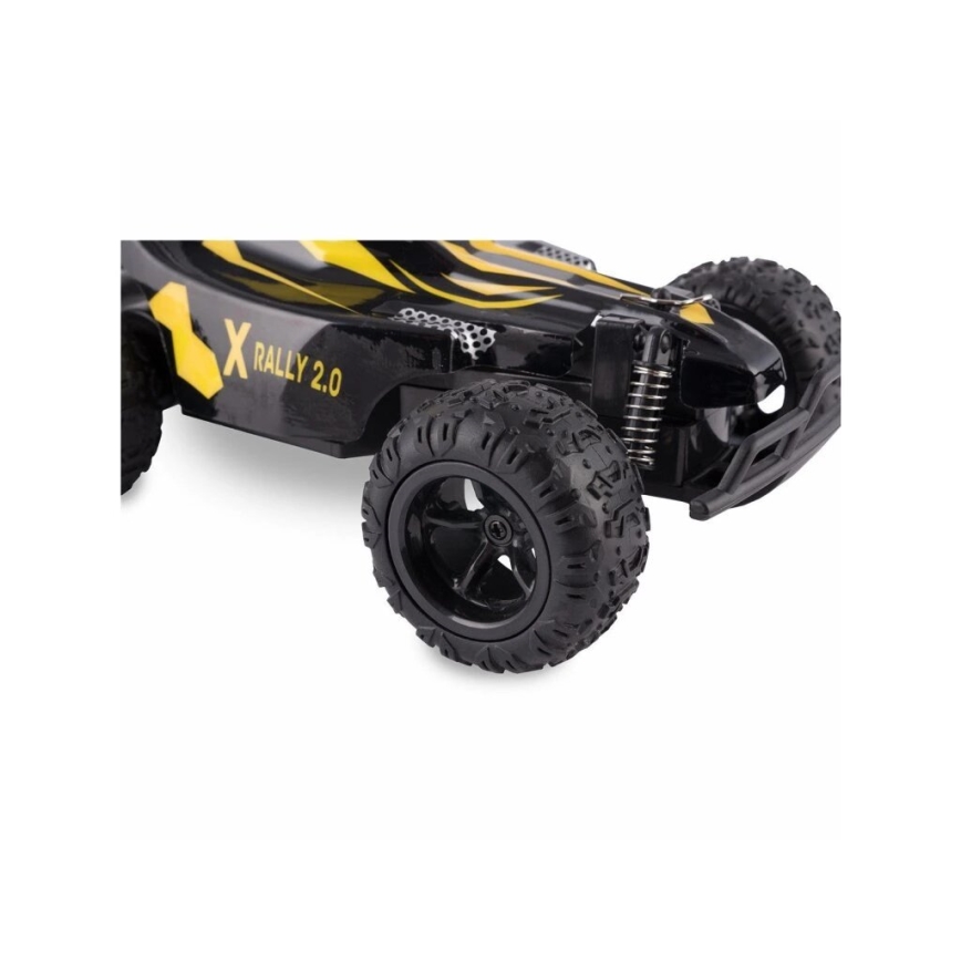 Overmax - RC-Car X-RALLY 2.0 mit Fernsteuerung, 1200 mAh, Schwarz/Gelb