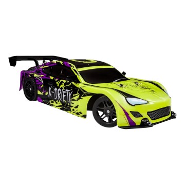 Overmax - RC-Drift-Auto mit Fernsteuerung X-DRIFT 1000 mAh gelb/lila