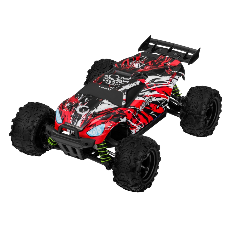 Overmax - ferngesteuertes RC-Auto 2-in-1 X-MONSTER 3.5 1700 mAh schwarz/rot/grün