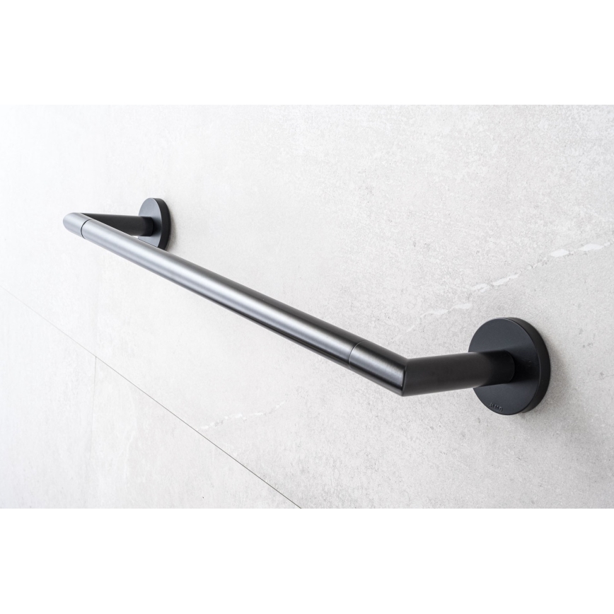 P.M.H. IN1B-R - Elektrischer Handtuchwärmer INGA 17 W/230 V 85,9 cm IP44 rechts/schwarz