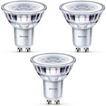 PACK 3x dimmbare LED-Glühbirne Philips Warm Glow GU10/2,6W/230V 2200K-2700K