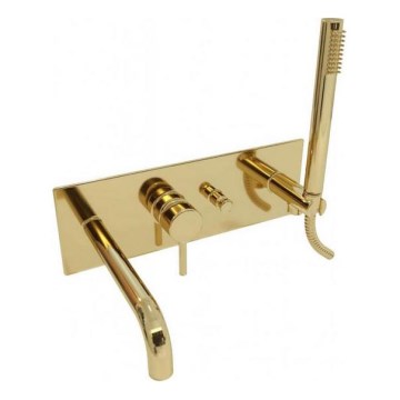 Paffoni - Duschset für Unterputzmontage LIGHT, Gold