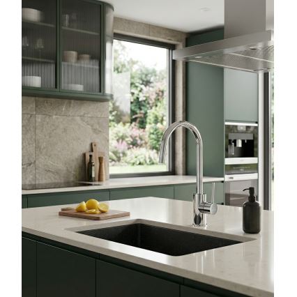 Paffoni - Küchenarmatur LIGHT 36,3 cm glänzender Chrom