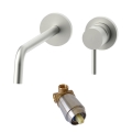 Paffoni - Unterputz-Waschtischarmatur LIGHT, Edelstahl