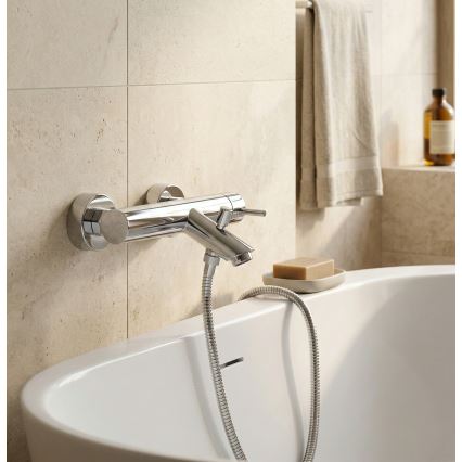 Paffoni - Wannenarmatur LIGHT glänzender Chrom