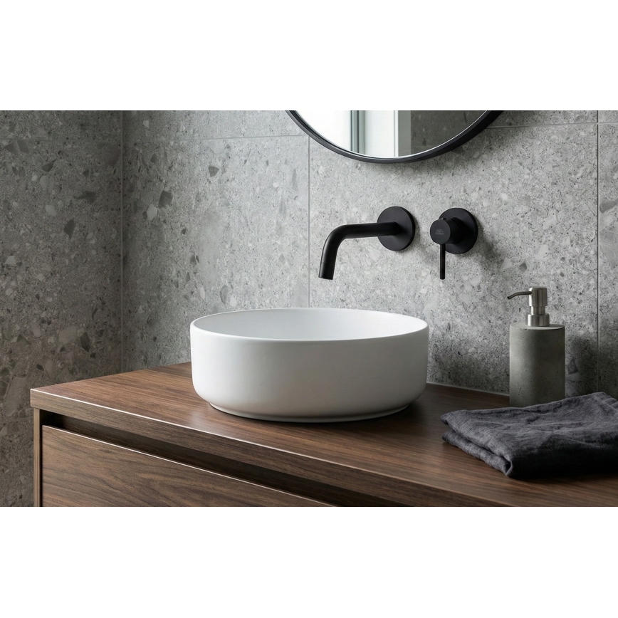 Paffoni - Waschtischarmatur für Unterputzmontage LIGHT, schwarz