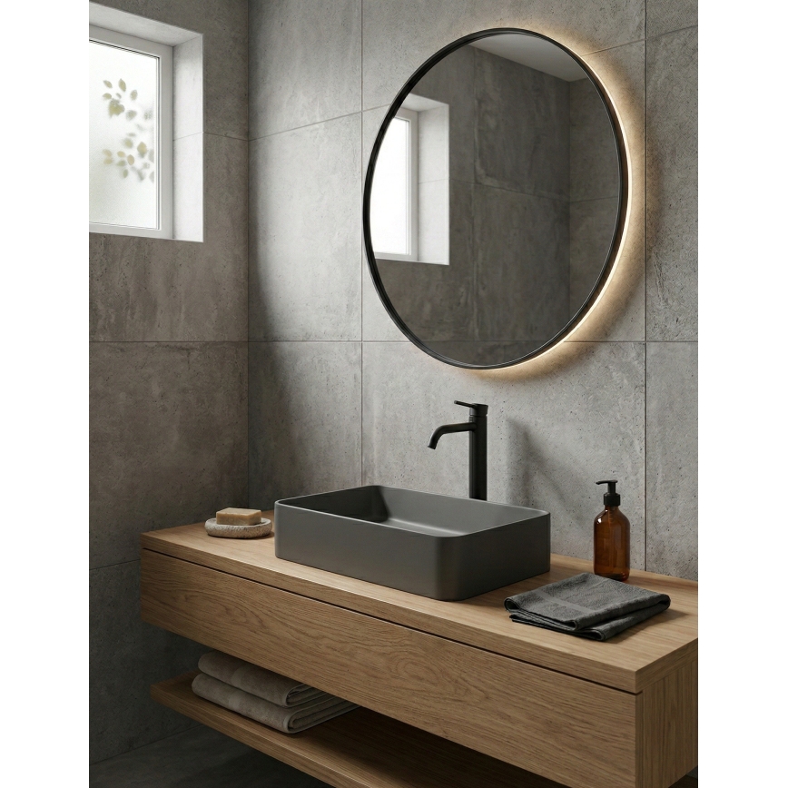 Paffoni - Waschtischarmatur LIGHT schwarz