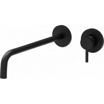 Paffoni - Waschtischarmatur LIGHT zur Unterputzmontage, schwarz