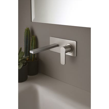 Paffoni - Waschtischarmatur TANGO für Unterputzmontage, Edelstahl