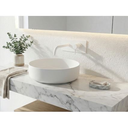 Paffoni - Waschtischarmatur zur Unterputzmontage LIGHT mattweiß