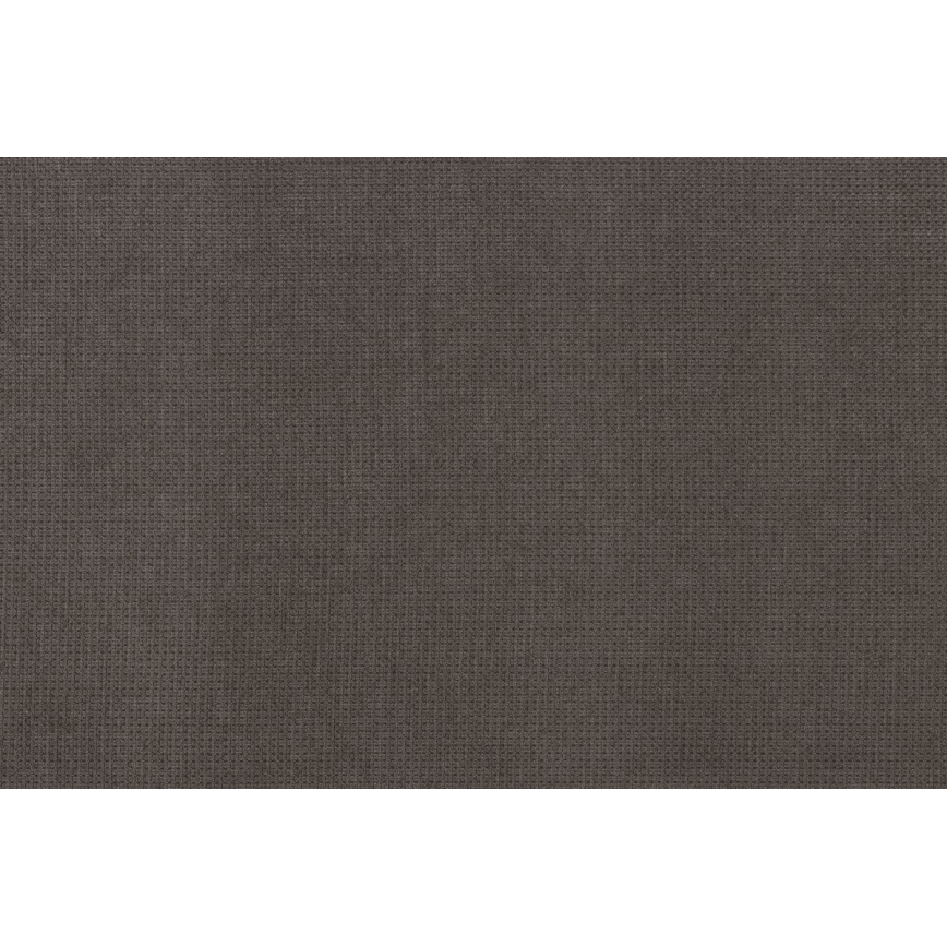PALERMO Schlafsofa mit Schlaffunktion, integriertem Stauraum und Hocker, braun, links