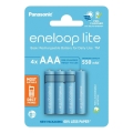 Panasonic - 4 Stk. Akku AAA Eneloop Lite 550 mAh