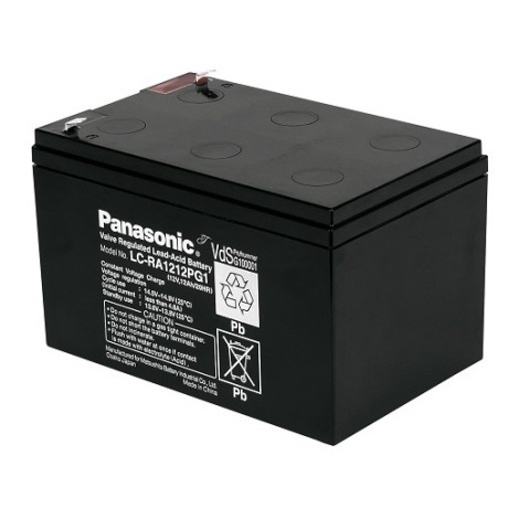 Panasonic LC-RA1212PG1 - Bleiakkumulator 12V/12Ah/faston 6,3mm