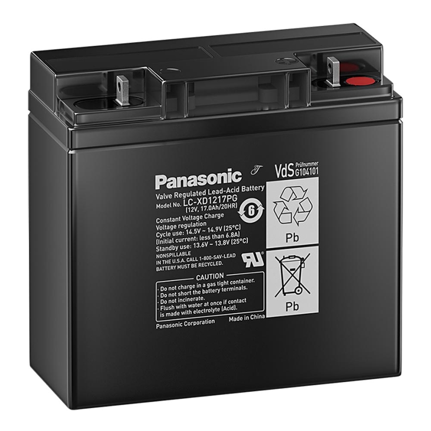 Panasonic LC-XD1217PG - Bleiakkumulator 12V/17Ah/Öse M5