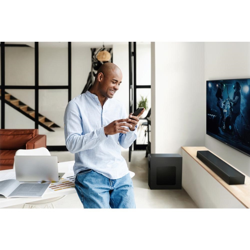 Panasonic - Soundbar mit Subwoofer 320W/230V + Fernbedienung
