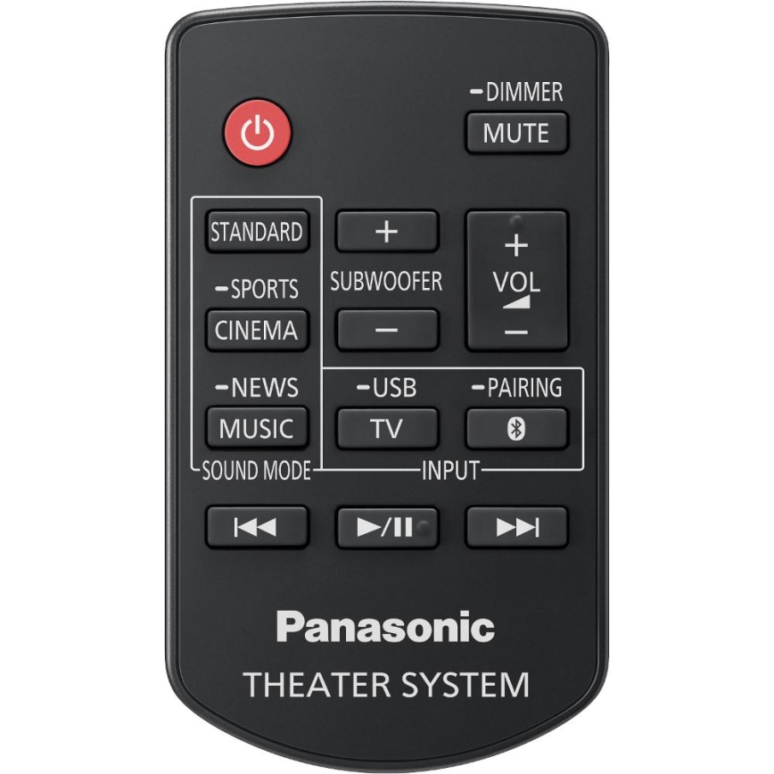 Panasonic - Soundbar mit Subwoofer 320W/230V + Fernbedienung