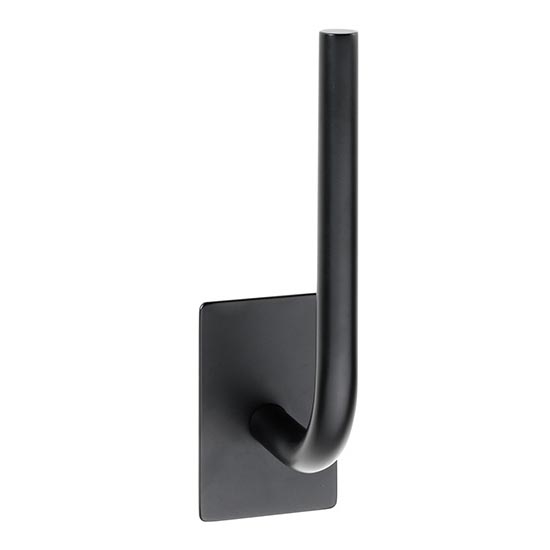 Papierhalter 4,5x18 cm Edelstahl/schwarz