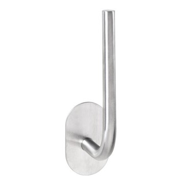 Papierhalter 4,5x18 cm Edelstahl/silber