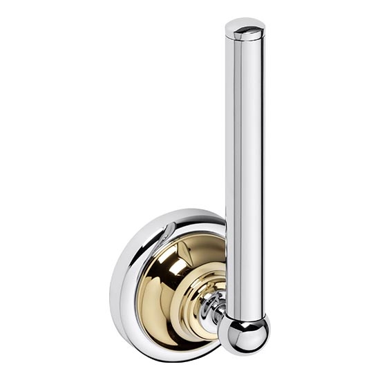 Papierhalter 6,5x17 cm silber/gold