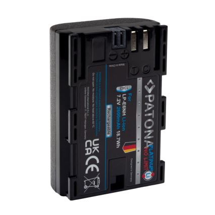 PATONA - Akku Canon LP-E6NH 2600mAh Li-Ion Platinum EOS R5/R6