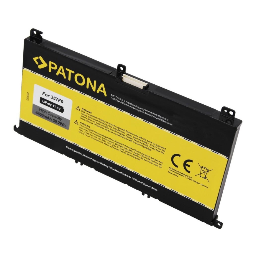 PATONA - Akku DELL Inspiron 15 7559 4400mAh Li-Pol 11,4V 71JF4 , 0GFJ6